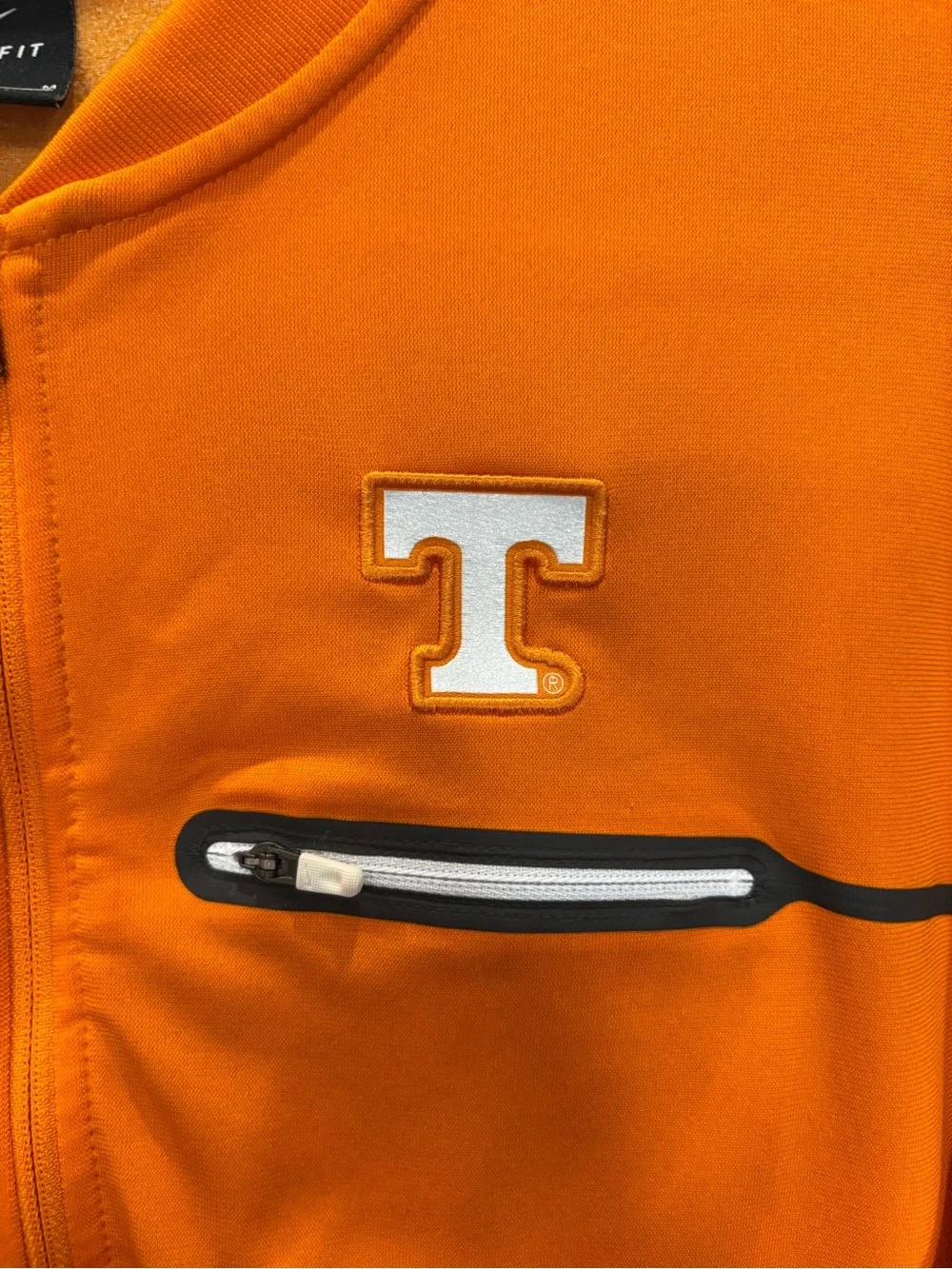 Nike Tennessee Volunteers Dri-FIT Quarter-Zip Pullover Orange Mens Medium